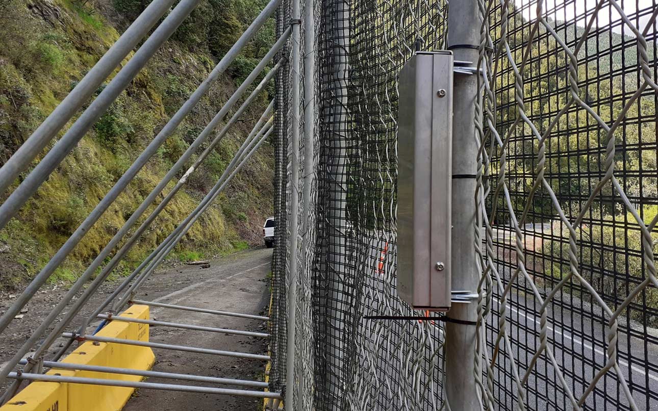 Roadside slip monitoring